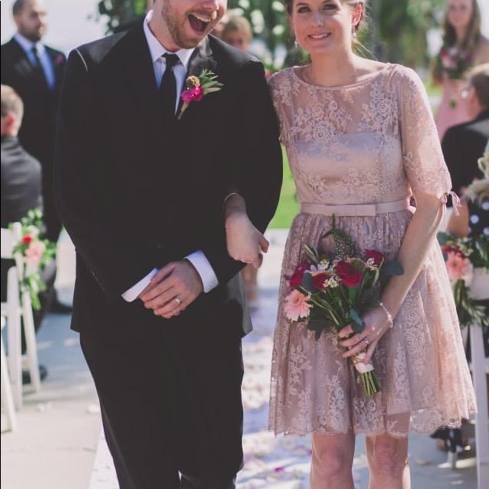 BHLDN (anthropology) lace tea dress - Picture 1 of 5